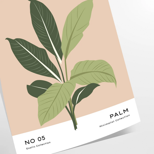 nature space stunning plant poster gray brown tones elegant wall art perfect gift lover unframed formats ideal room decor today