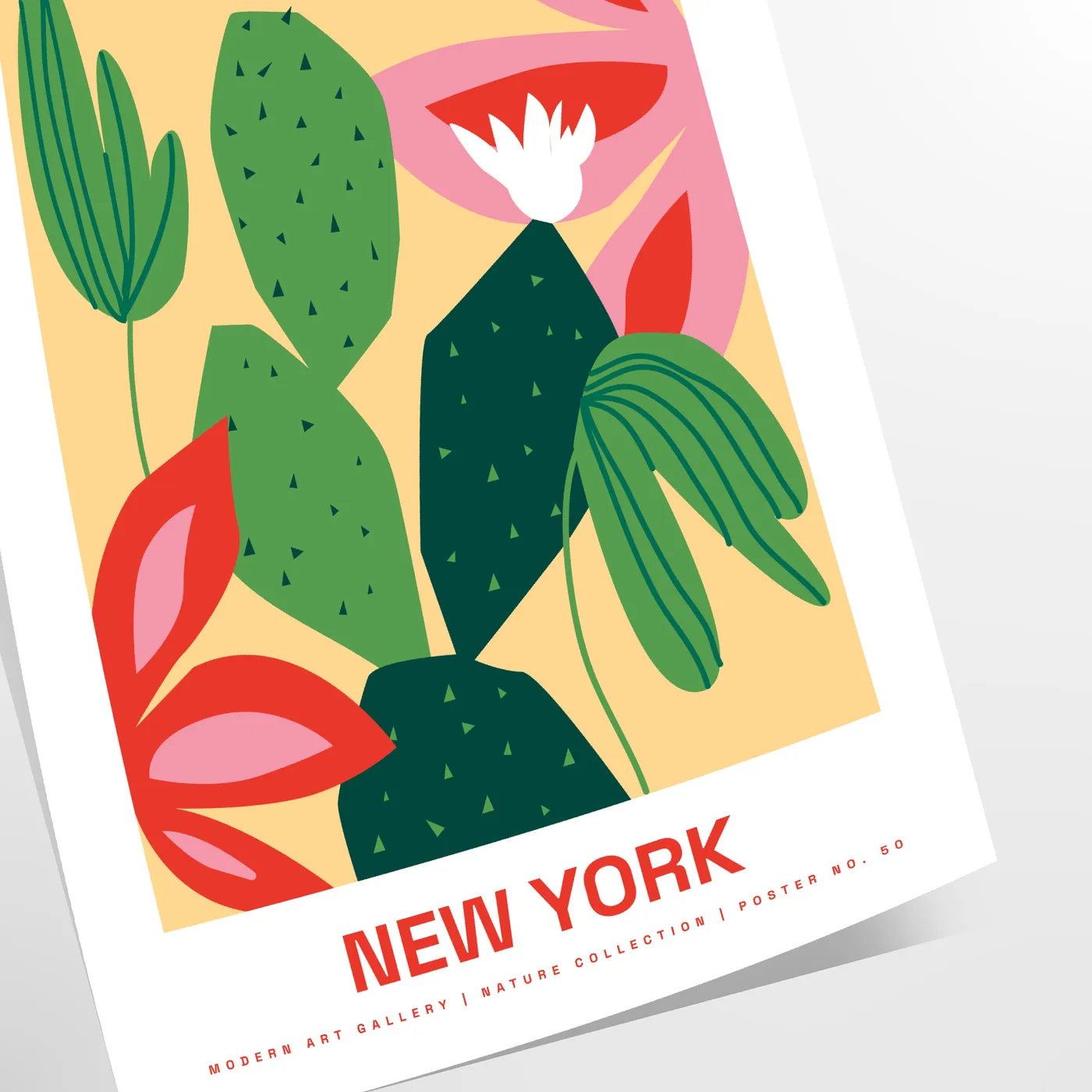 space vibrant Farmer Market Botanical Poster greens rich oranges fresh organic feel decor wall art thoughtful gift artwork natural touch sizes A4 cm A0