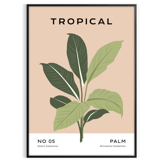 nature space stunning plant poster gray brown tones elegant wall art perfect gift lover unframed formats ideal room decor today