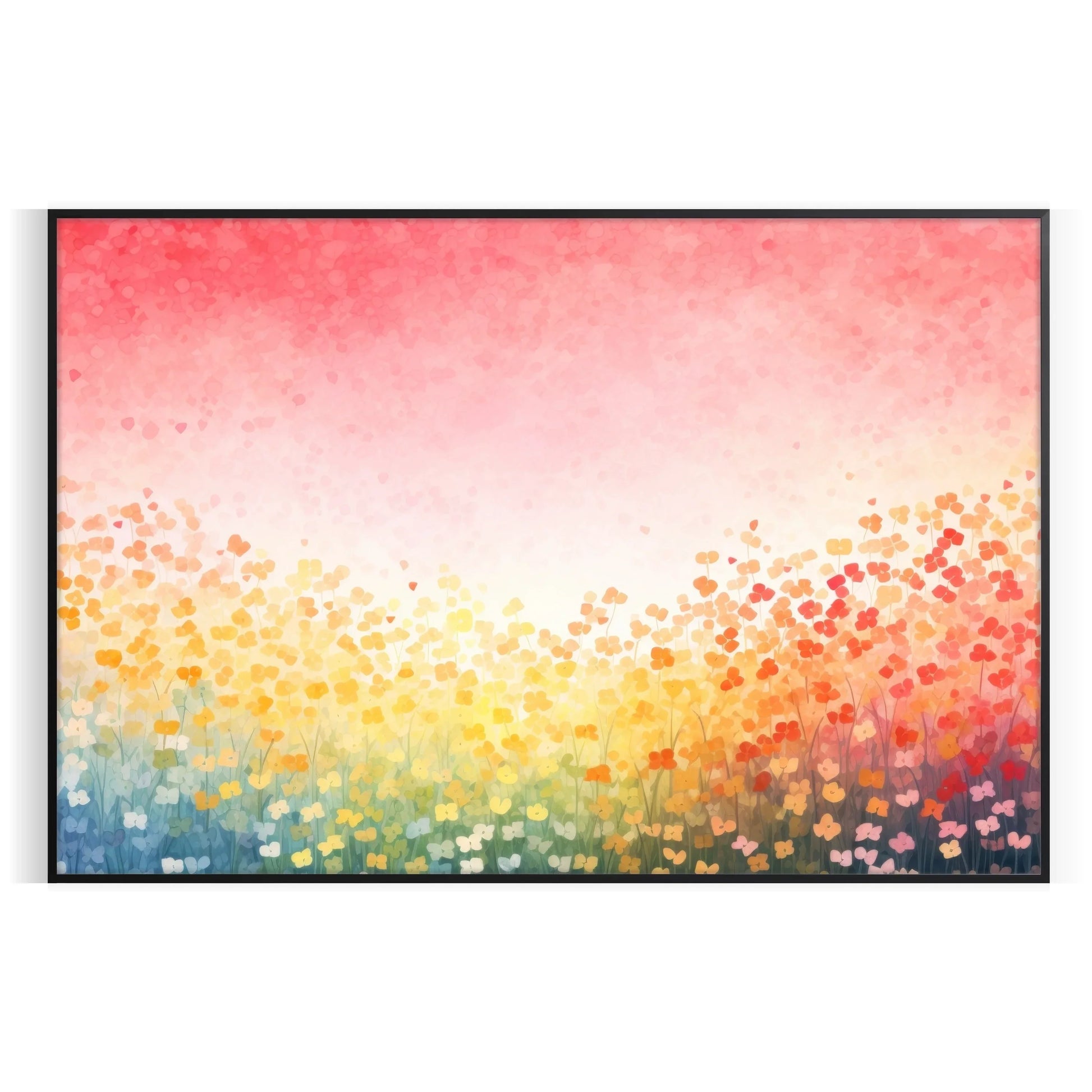 space vibrant plant poster eye blend orange gray unique wall art piece thoughtful gift nature indoors stunning print sizes Letter