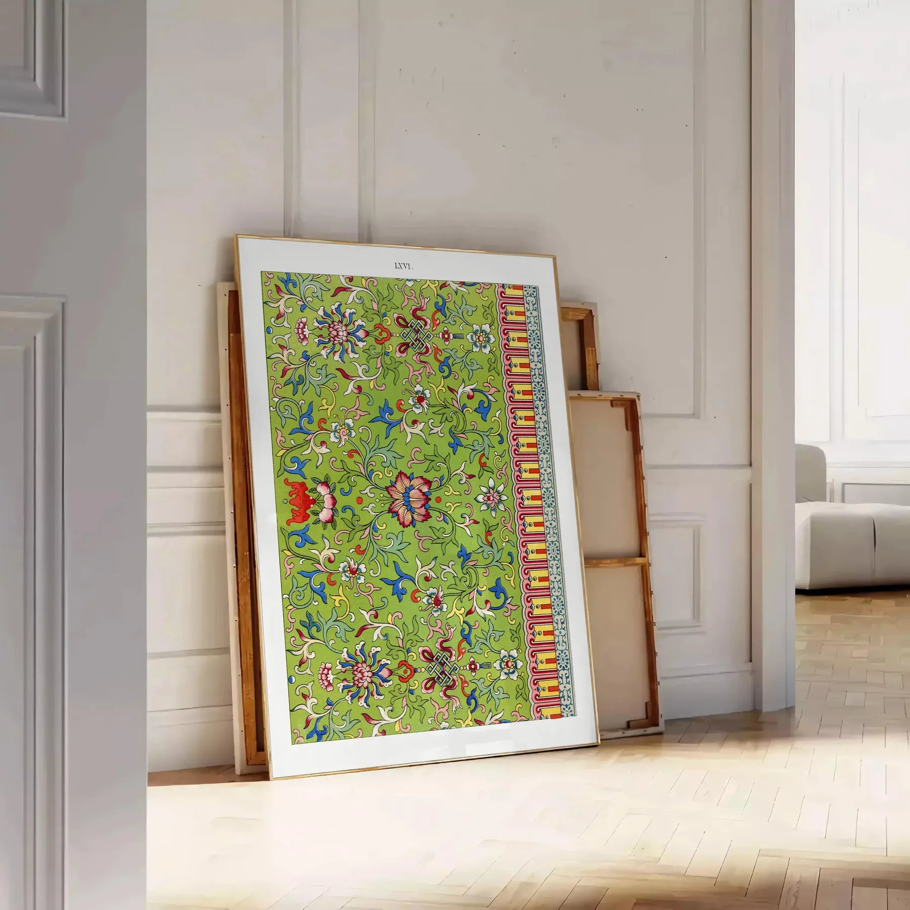 space vibrant plant poster green red hues exquisite wall art print perfect gift touch nature room decor stunning artwork standalone piece