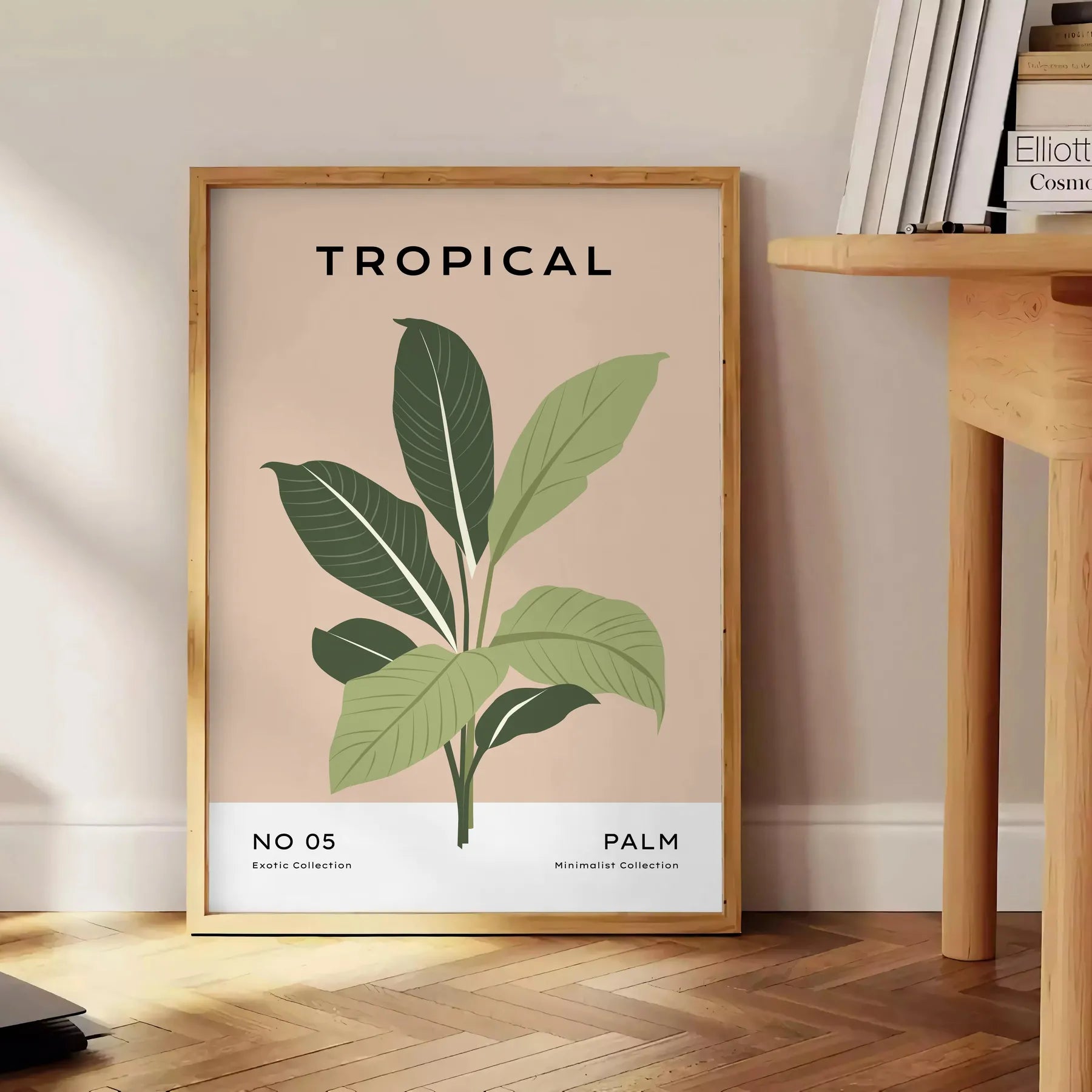 nature space stunning plant poster gray brown tones elegant wall art perfect gift lover unframed formats ideal room decor today